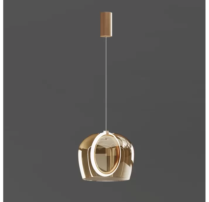Светильник подвесной PINTA PENDANT LAMP ALFA AMBRA ORO 30X30X23 СМ. (NRM01261)