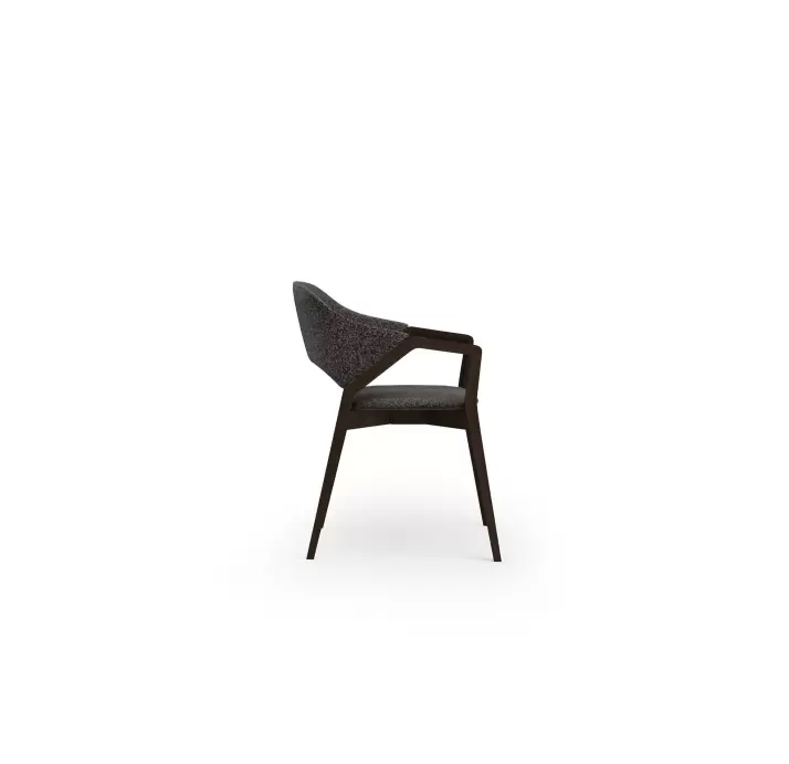 Стул интерьерный KEN CHAIR HOPPI G 22297-04  AMERICAN WALNUT (NRM05776)