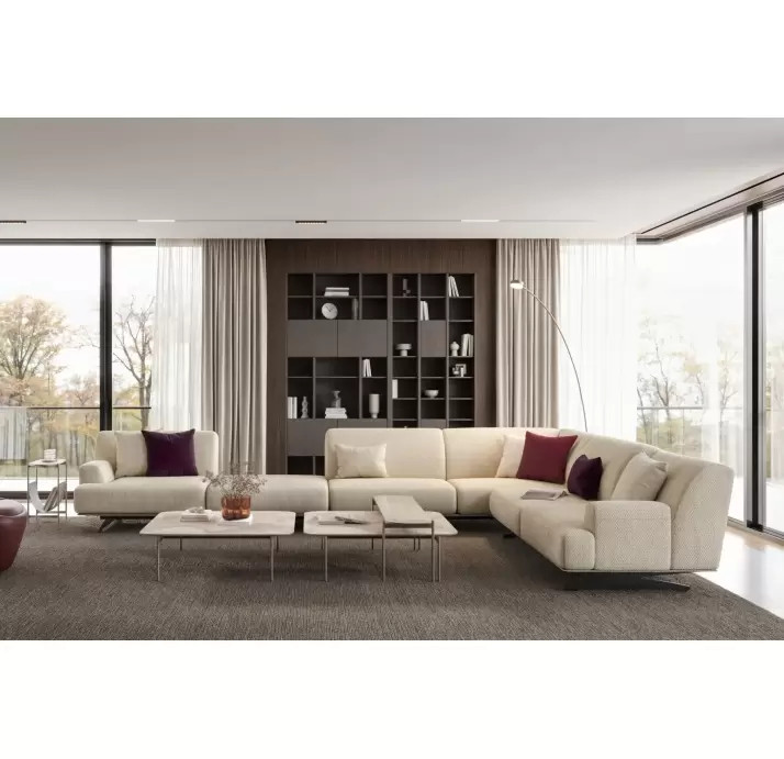Стеллаж прямой SIENA BOOKSHELF FUME FUME  110X32X278 СМ. (NRM05976)