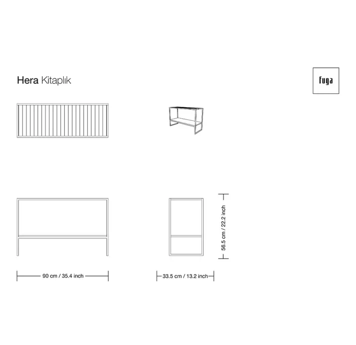 Шкаф напольный HERA BOOKCASE COPPER ELECTROSTATIC Natural walnut veneer 90X32X55 СМ. (FUG00037)