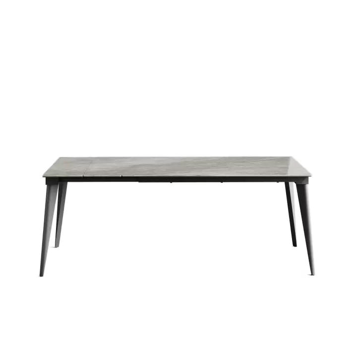 Стол обеденный AUSTRI DINING TABLE ANTHRACITE GLOSSY GRAY MARBLE  240X90X75 СМ. (NRM01081)