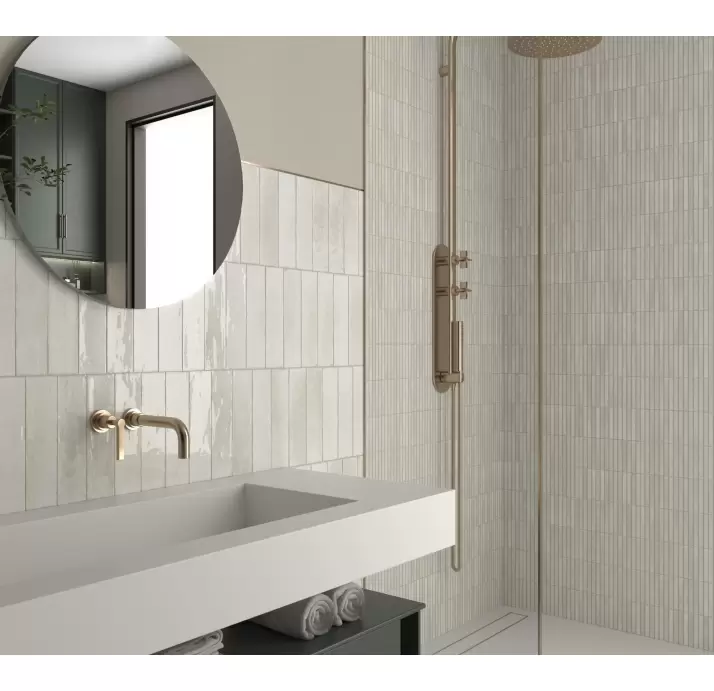 Керамическая плитка KIT-KAT MOSAIC IVORY GLOSSY 11,5X23,1  11,5X23,1X6 (NCR02078)
