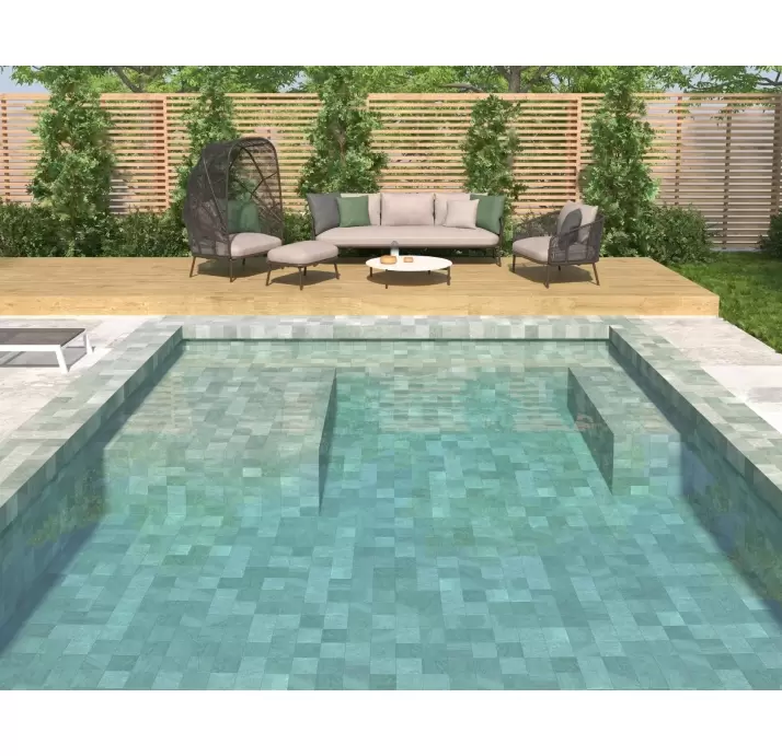 Керамическая плитка BALI VERDE BULLNOSE 14,7X14,7  14,7X14,7X8 (NCR01967)