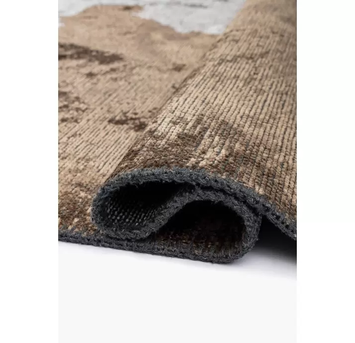 Ковер современный COAST SILVER BEIGE 340X240 см.  (NRC00296) бежевый, серый