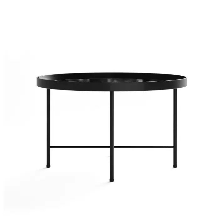 Стол журнальный ANASTASIA COFFEE TABLE NERO SMOKY MIRROR  80X80X38 СМ. (NRM00652)