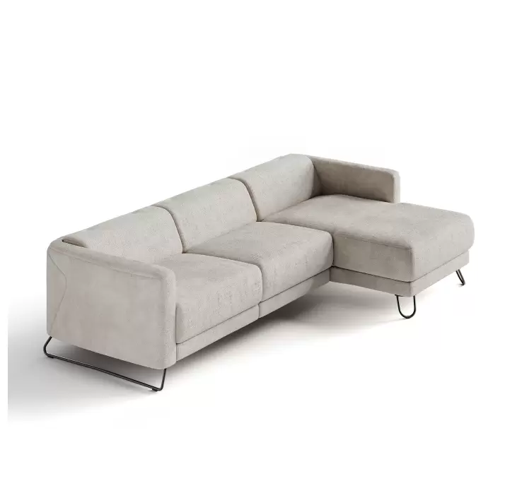 Диван MATHEO B100-300-220S/58/VIVA ANGORA /DYNASPRING/03BL/