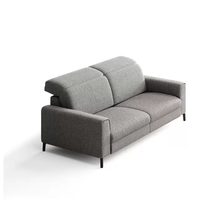 Диван FONTANE B100-220-100B/55/AMIRI CARBON/BULTEX/01BL/