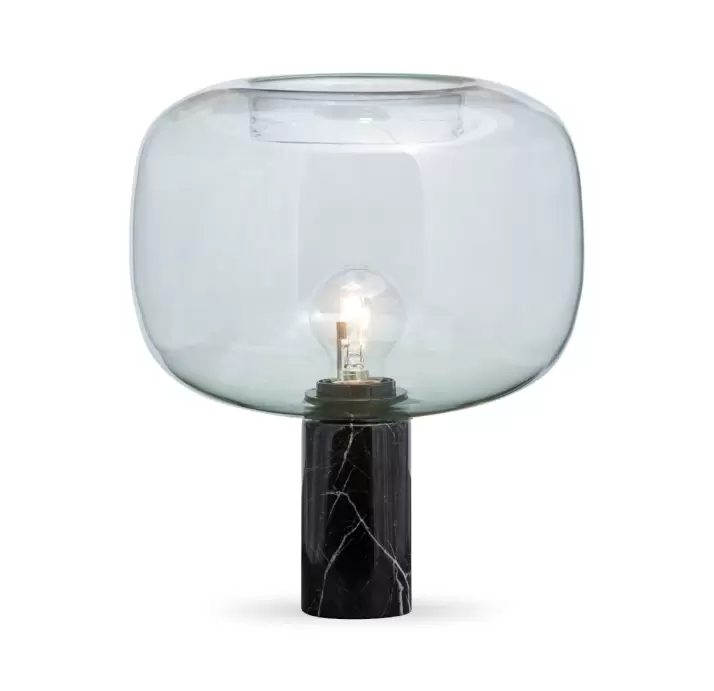 Светильник настольный DENOVO TABLE LAMP transparent black 23,4X21,4X28 СМ. (FUG00013)
