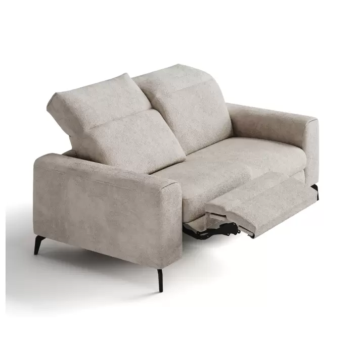 Диван DONATO B100-220-100B/55/VIVA ANGORA /VISCOTEX/01BL/E,E,MR