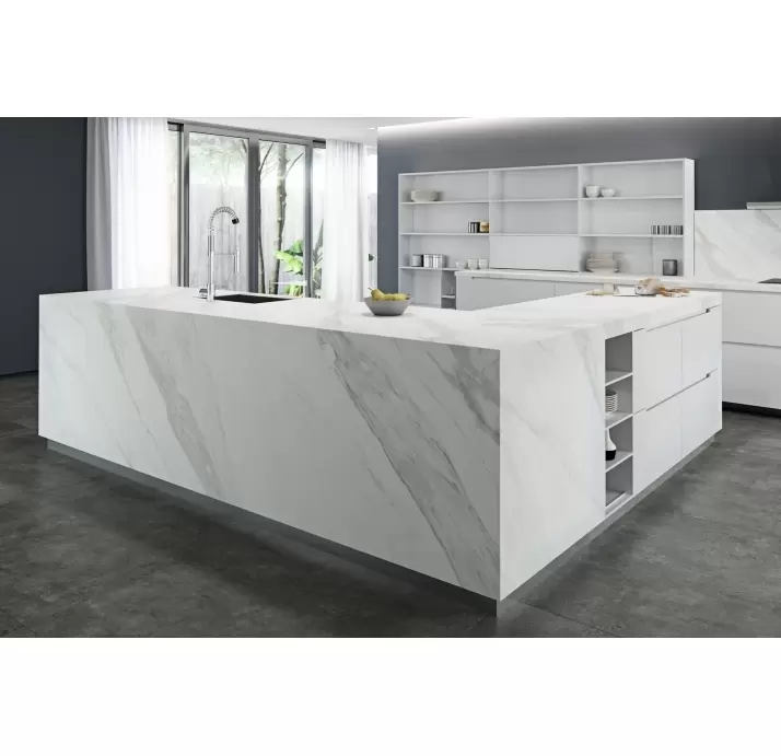 Крупноформатная плита CALACATA BOOK-B PU.162X324 12 Бежевый 324X162X12 (NCR00384)