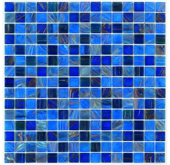 Стеклянная мозаика CIRENE AZUL Синий 33X33X (NCR00475)