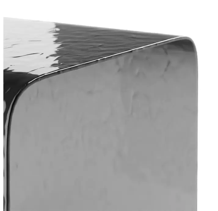 Стол журнальный NOVELLA COFFEE TABLE SMOKY CLEAR SMOKY CLEAR HAMMERED  45X45X48 СМ. (NRM00676)