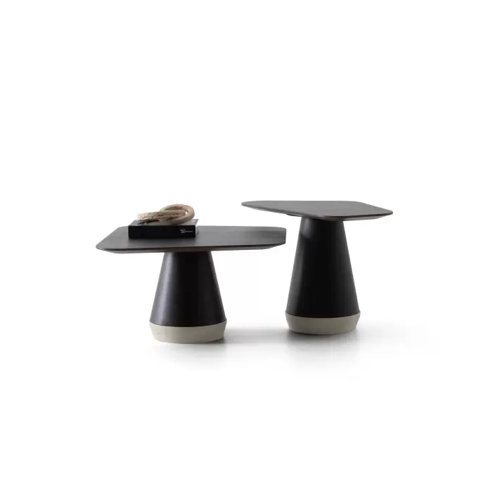 Стол журнальный VIVIENNE COFFEE TABLE BLACK AMERICAN WALNUT  70X46X48 СМ. (NRM05804)