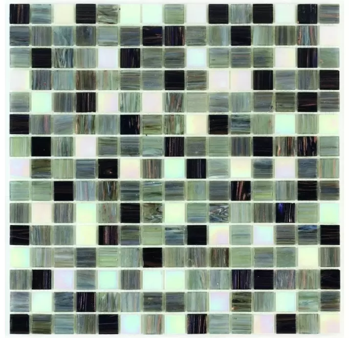 Стеклянная мозаика CIRENE GRIS Серый 33X33X (NCR00477)