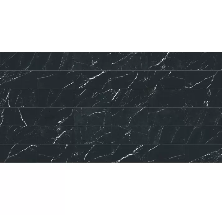 Керамическая плитка MARMOREA MARQUINA  30X60 NAT. Черный 60X30X10 (NCR00954)