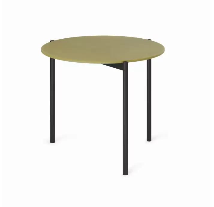 Стол журнальный ROUND COFFEE TABLE BLACK ANTIOUE BRONZE  60X60X50 СМ. (NRM00125)