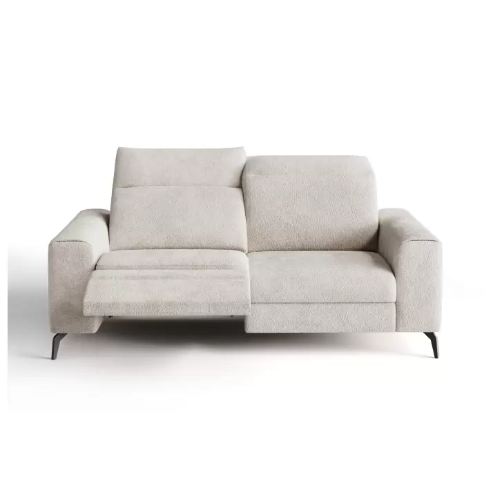 Диван DONATO B100-220-100B/55/VIVA ANGORA /VISCOTEX/01BL/E,E,MR