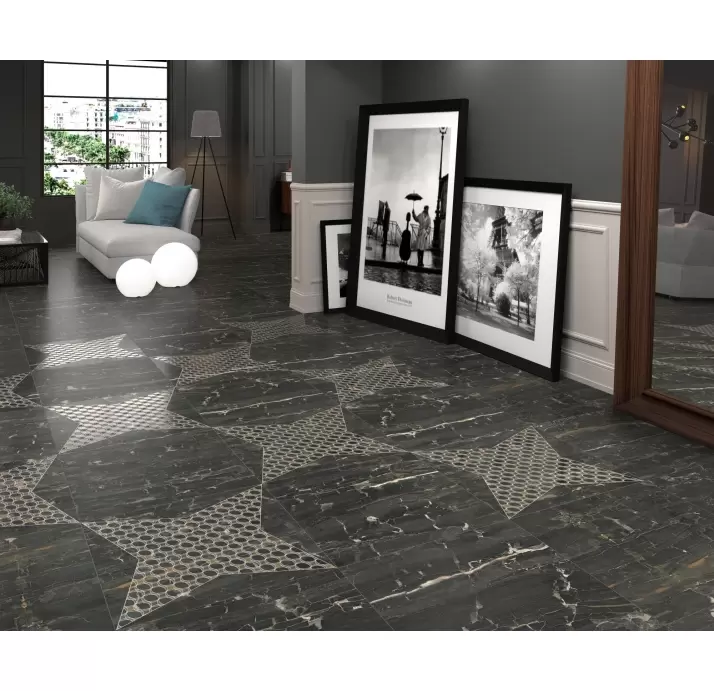 Керамическая плитка LEONARDO BLACK 60X60  60X60X11 (NCR02355)