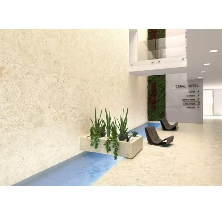 Крупноформатная плита CORALINA BLANCO    120X360 5,6 Бежевый 360X120X5,6 (NCR00503)