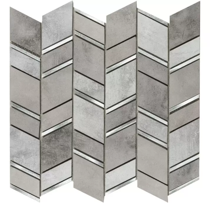 Стеклянная мозаика MUSA BASALTO GRIS Разноцветный 29X30X8 (NCR01190)
