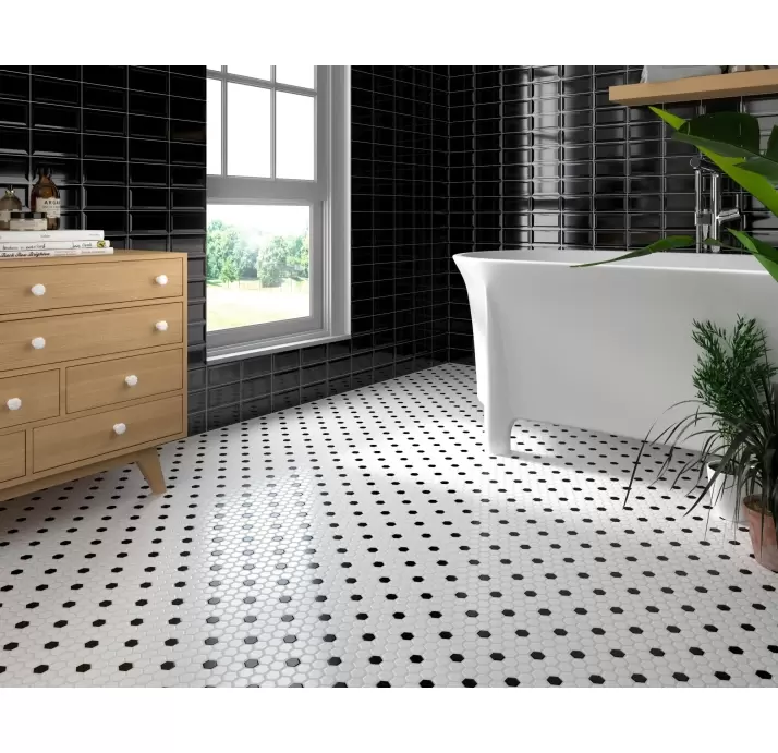 Керамическая плитка METRO BLACK GLOSSY 20 10.0X20.0  10X20X8 (NCR02095)