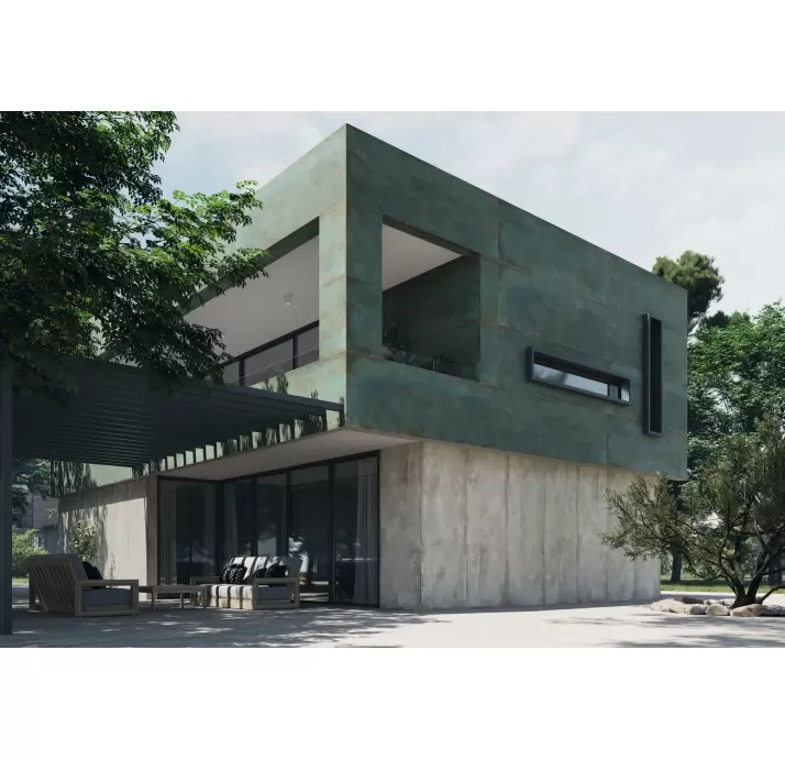 Керамическая плитка DISTRITO ZINC     120X120 REC. Бирюзовый 120X120X10 (NCR00592)