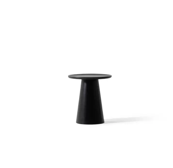 Стол журнальный YODA SIDE TABLE BLACK BLACK WOOD  50X50X48 СМ. (NRM05846)