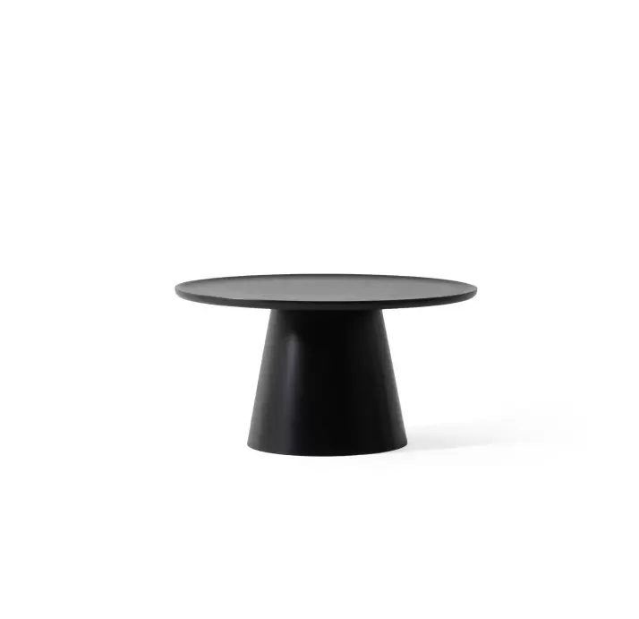 Стол журнальный YODA COFFEE TABLE BLACK BLACK WOOD  85X85X42 СМ. (NRM05844)