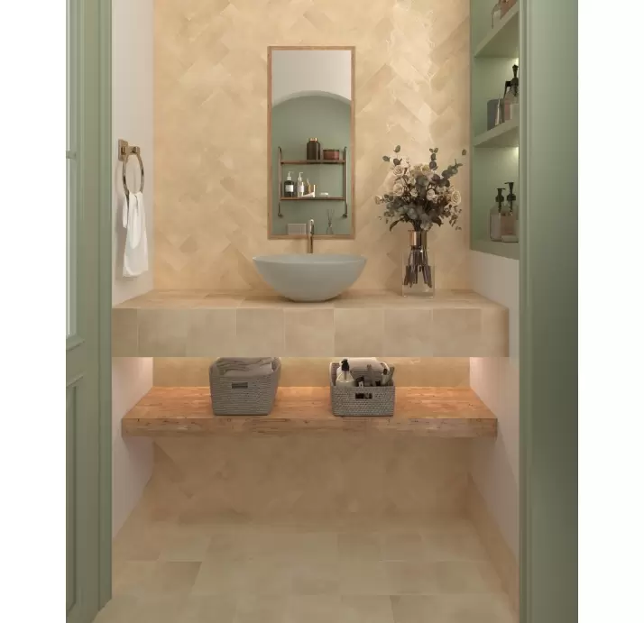 Керамическая плитка GREENLAND PEACH BULLNOSE 14,7X14,7  14,7X14,7X8 (NCR02062)