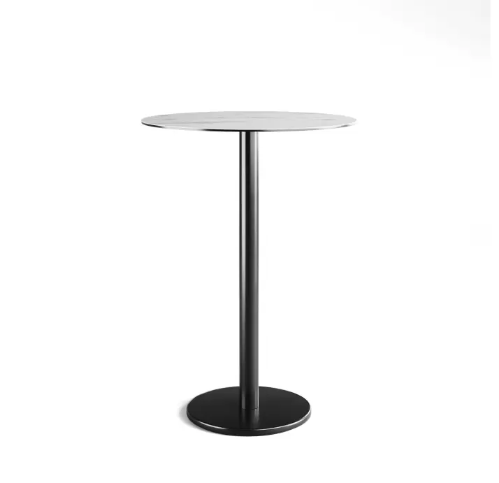 Стол обеденный TOKYO BAR TABLE HYDRO LIFT BLACK PALISSANDRO  80X80X114 СМ. (NRM00456)