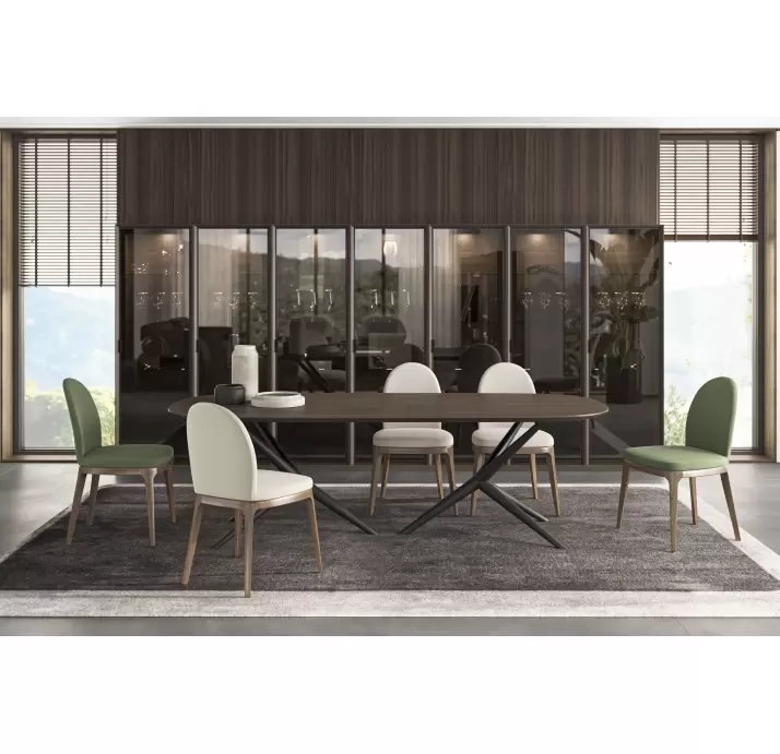 Стул интерьерный EGG CHAIR unknown OLIVE  Черный (NRM05767)
