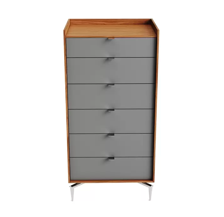 Комод MEST TALL DRESSER Natural walnut Natural walnut Matte LK17 Brown 62X48X127 СМ. (FUG00263)