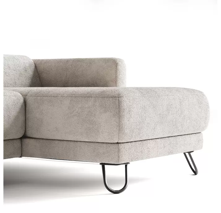 Диван MATHEO B100-300-220S/58/VIVA ANGORA /DYNASPRING/03BL/