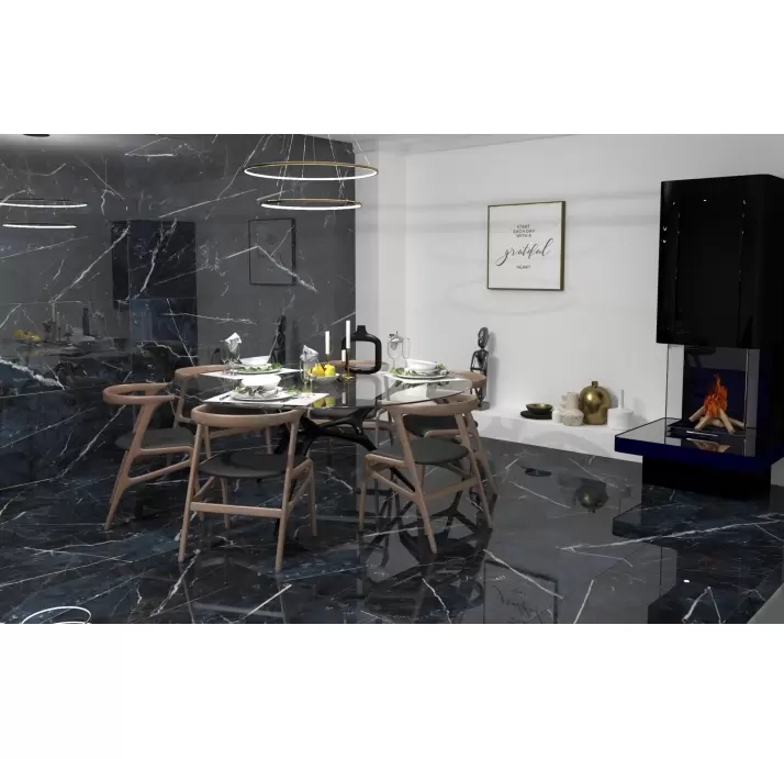 Керамическая плитка RODAPIE BLACK CALACATTA  9,5X60X9 (NCR02329)