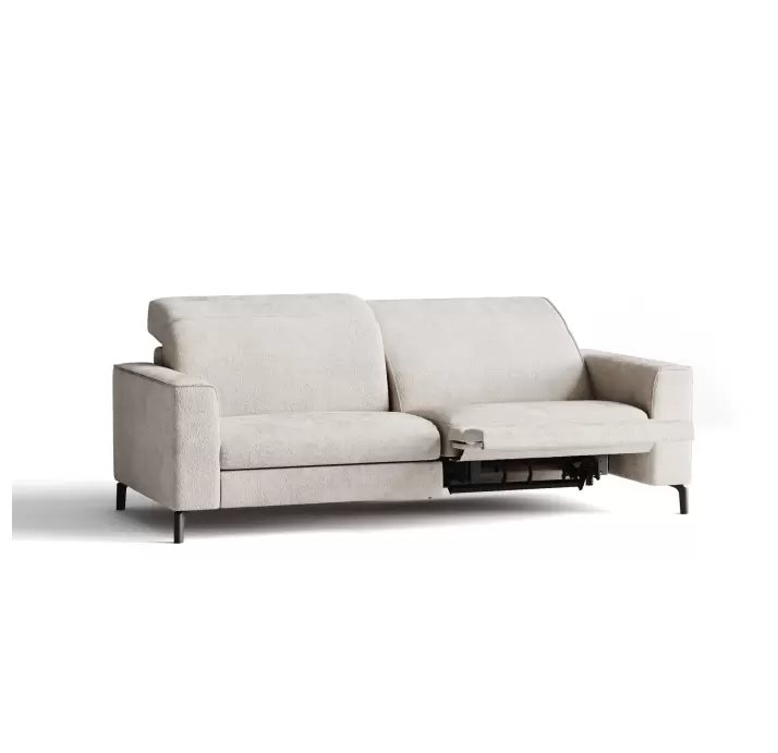 Диван FRATINO B100-220-100B/56/VIVA ANGORA /BULTEX/01BL/R