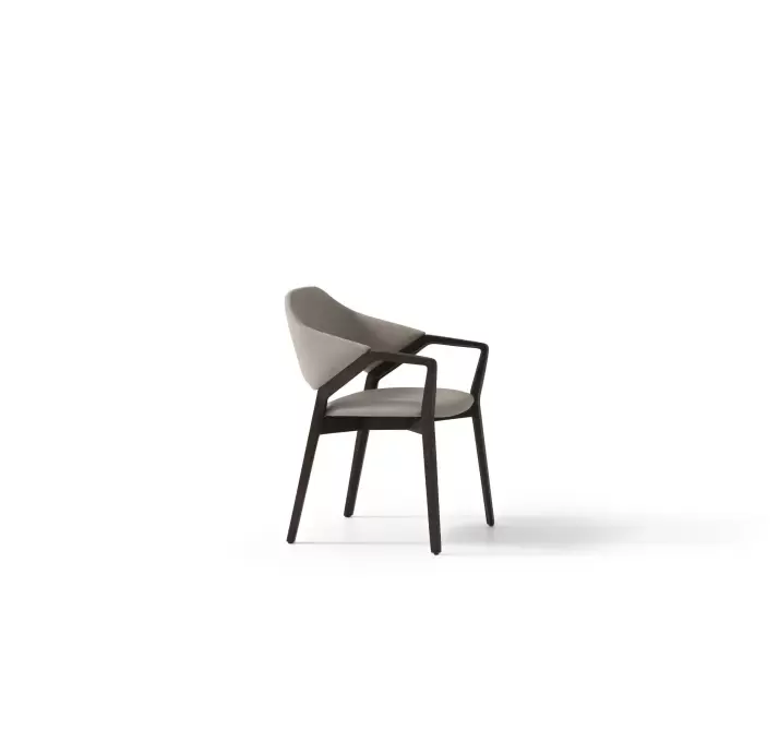 Стул интерьерный KEN CHAIR MEGASOFT M905  AMERICAN WALNUT (NRM05775)