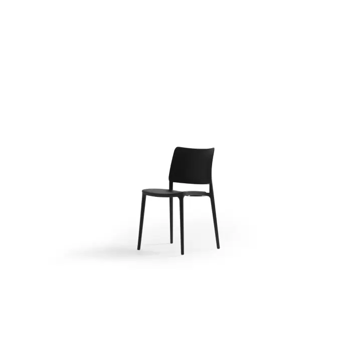Стул интерьерный JOY CHAIR POLYPROPYLENE BLACK  Черный (NRM05787)