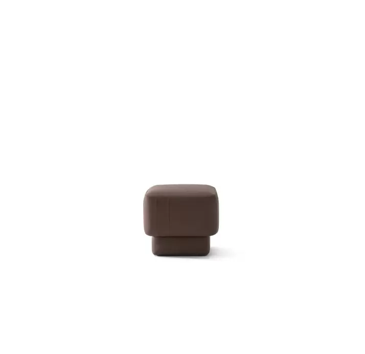 Пуф SAMBA S POUF 52X52X46 см. Naturel leather BROWN (NRM05917)