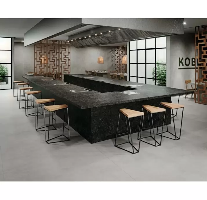Крупноформатная плита BLUE STONE NEGRO 162X324 12 Черный 324X162X12 (NCR00329)