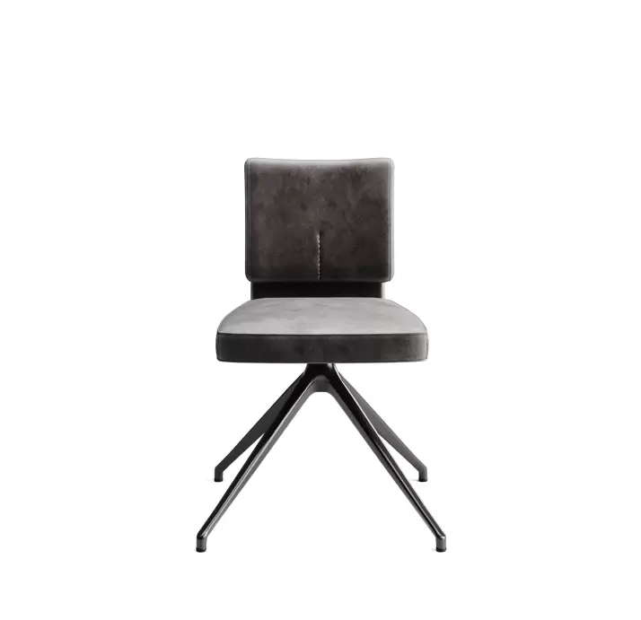 Стул крутящийся ALVA SWIVEL CHAIR DIVA ANTHRACITE  F101BLACK (ROM04059)