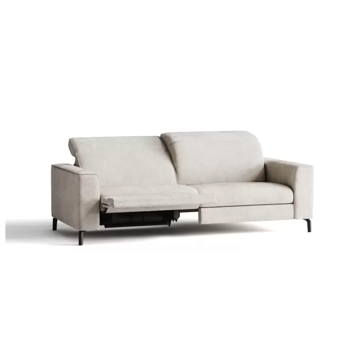 Диван FRATINO B100-220-100B/56/VIVA ANGORA /BULTEX/01BL/R