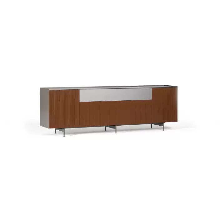 Комод CUSTOM SIDEBOARD GRPC GLASS BLKC GLASS CPNR WAVE GLASS 230X45X73 СМ. (NRM00434)