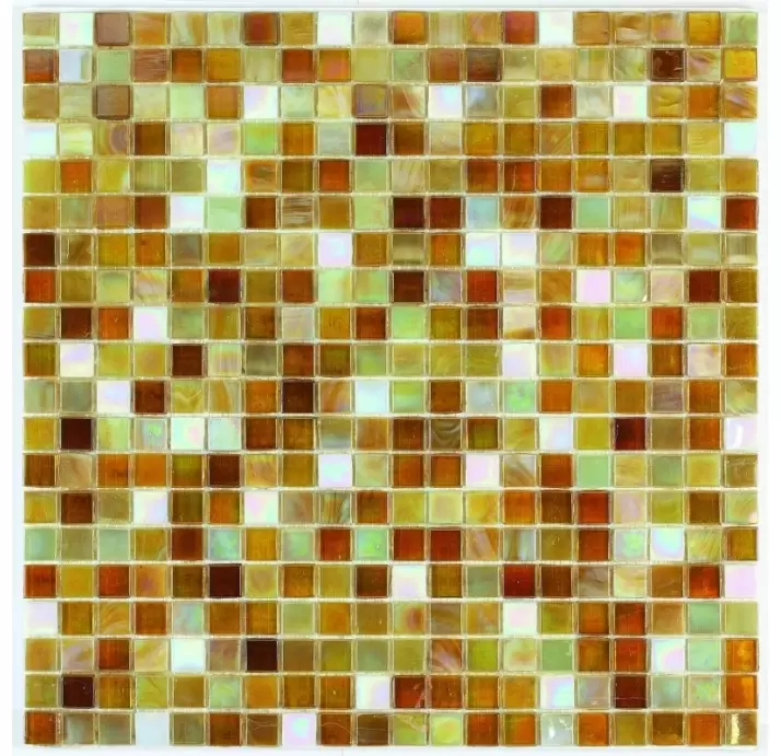 Стеклянная мозаика VELIA CUBE MIEL Разноцветный 33X33X (NCR01739)