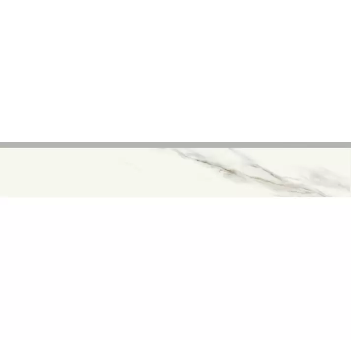 Керамическая плитка RODAPIE CALACATTA SUPERWHITE SATIN 9,5X60  9,5X60X9 (NCR02346)