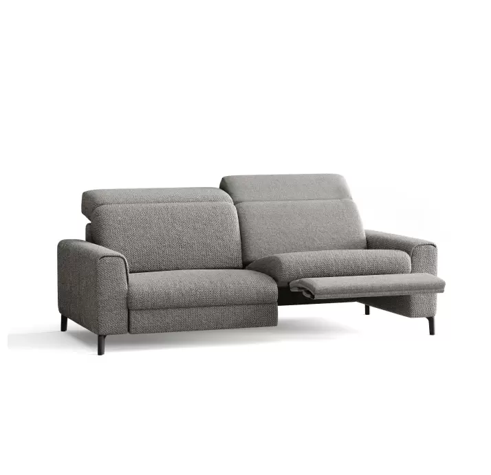 Диван FONTANE B100-220-100B/55/AMIRI CARBON/BULTEX/01BL/E,E