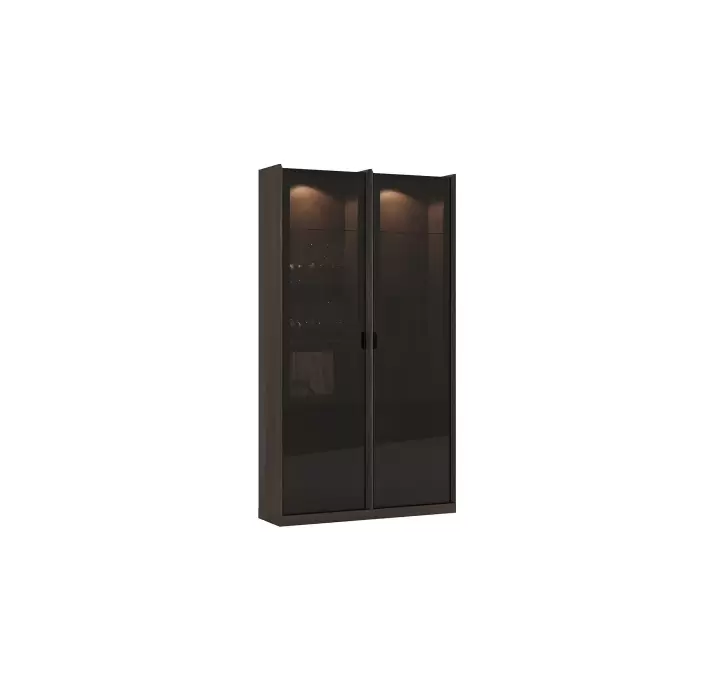 Стеллаж прямой ARAGON BOOKSHELF WALNUT WALNUT AMERICAN WALNUT 120X32X214 СМ. (NRM05979)