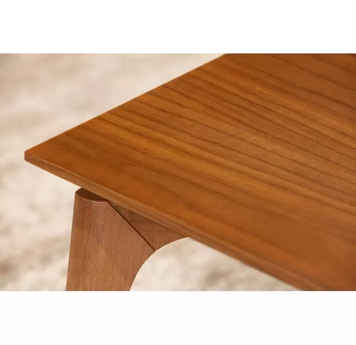 Стол журнальный MARGO COFFEE TABLE Nat. wal. veneer Natural walnut veneer  103X103X40 СМ. (FUG00197)