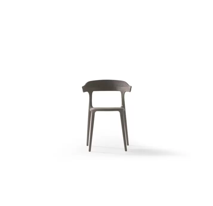 Стул интерьерный LUNA CHAIR POLYPROPYLENE 1 BEIGE  Бежевый (NRM05791)