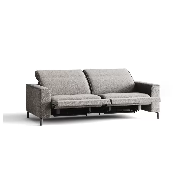 Диван FRATINO B100-220-100B/56/AMIRI CARBON/BULTEX/01BL/R