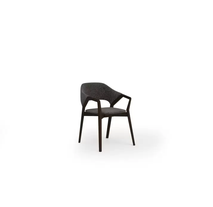 Стул интерьерный KEN CHAIR HOPPI G 22297-04  AMERICAN WALNUT (NRM05776)